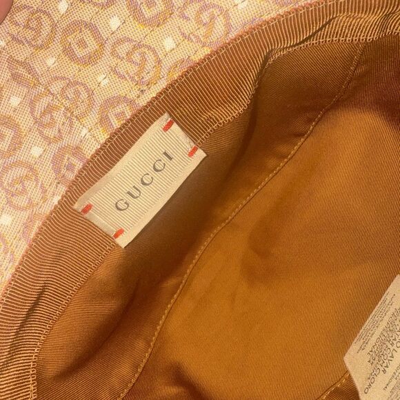 New Gucci Beige Interlocking G logo canvas hat for boys or girls - Picture 7 of 15